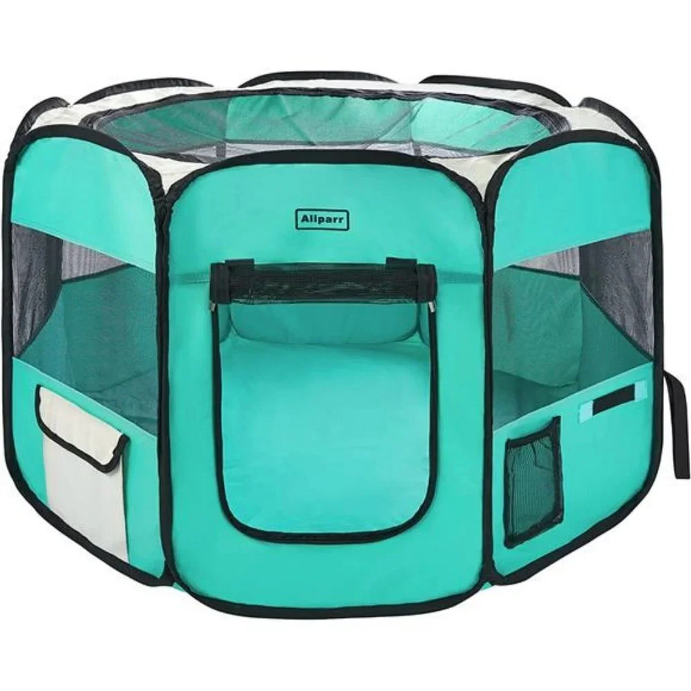 Portable Pet Playpen Foldable Kennels Playpen for Dog&Cat Carrying Case